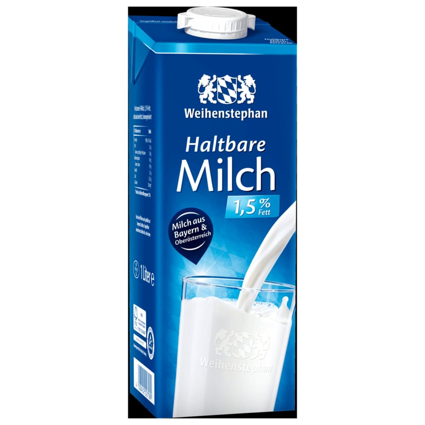 Weihenstephan Haltbare Milch 1,5% 1l